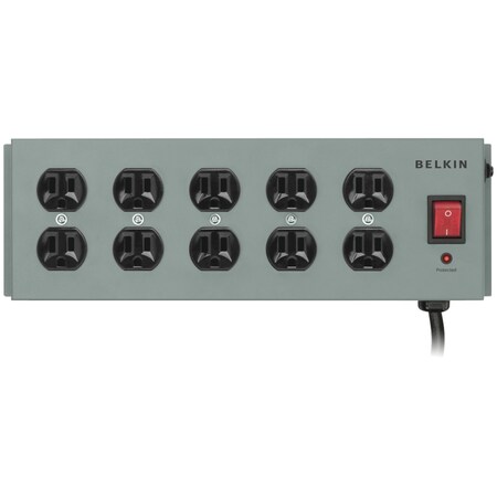 Belkin Metal SurgeMaster 10-Outlet Surge Protector F9D1000-15